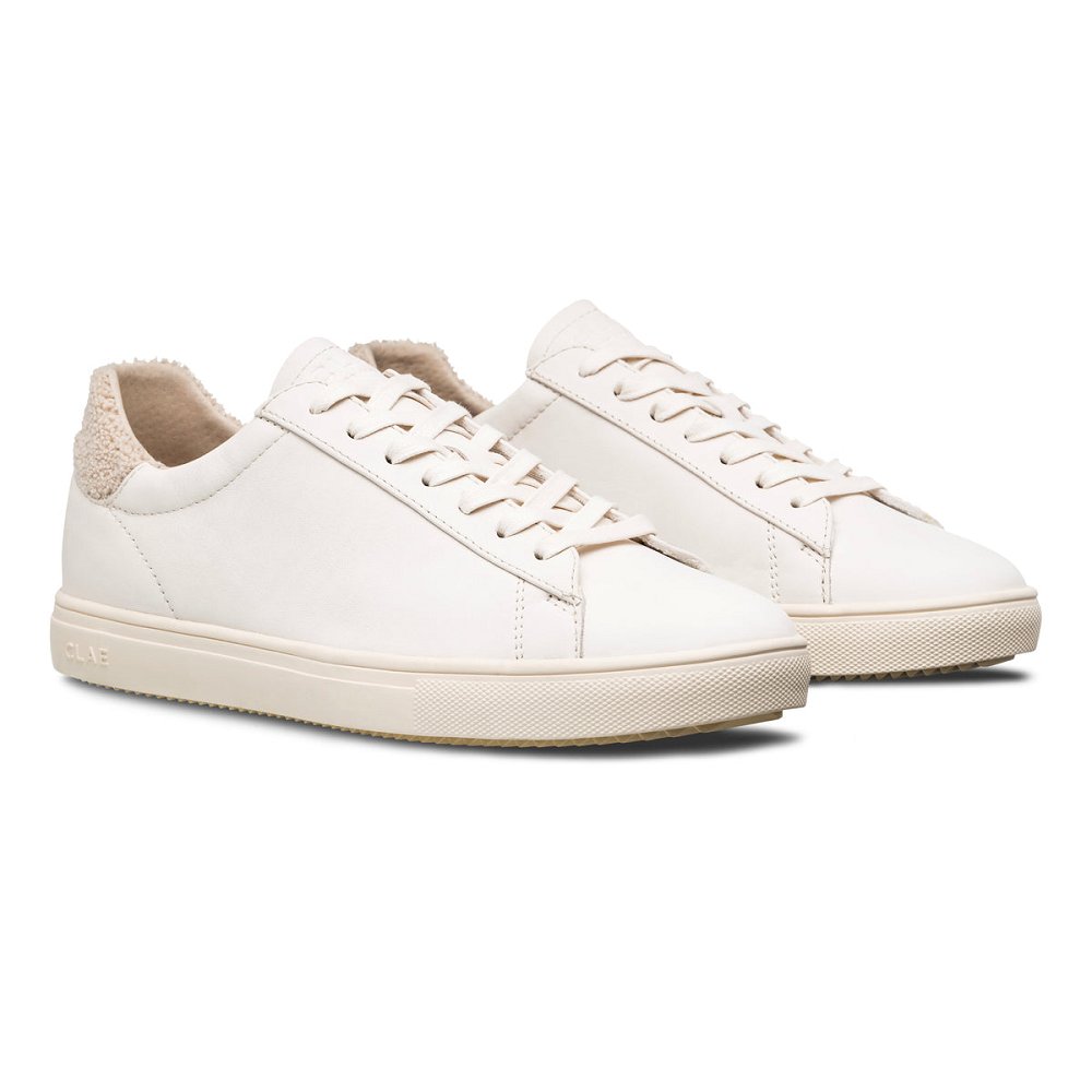 CLAE BRADLEY Shoes Mens USA967-F14 In Off White Vanilla Terry